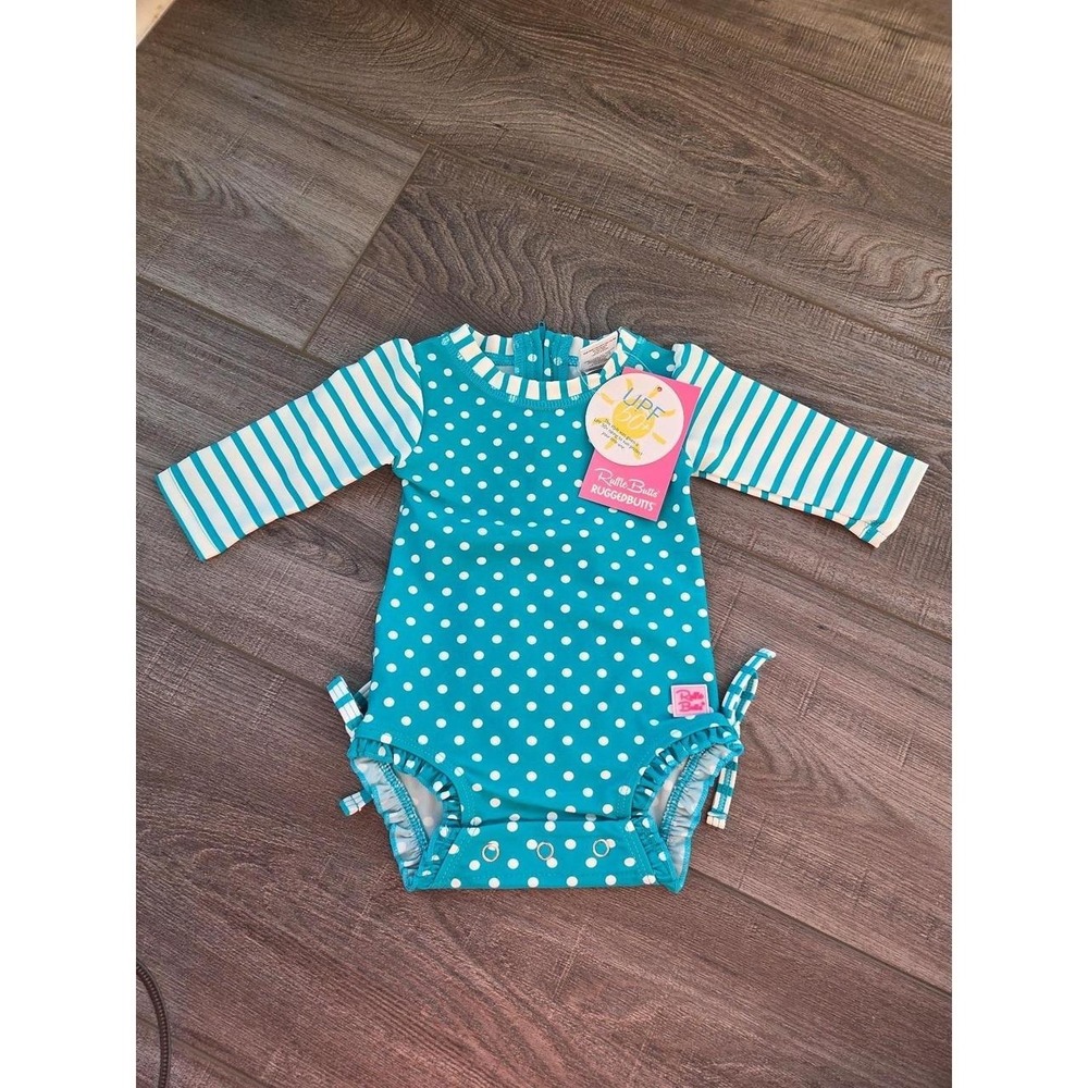 Rufflebutts baby girl swimsuit 0-3 mos